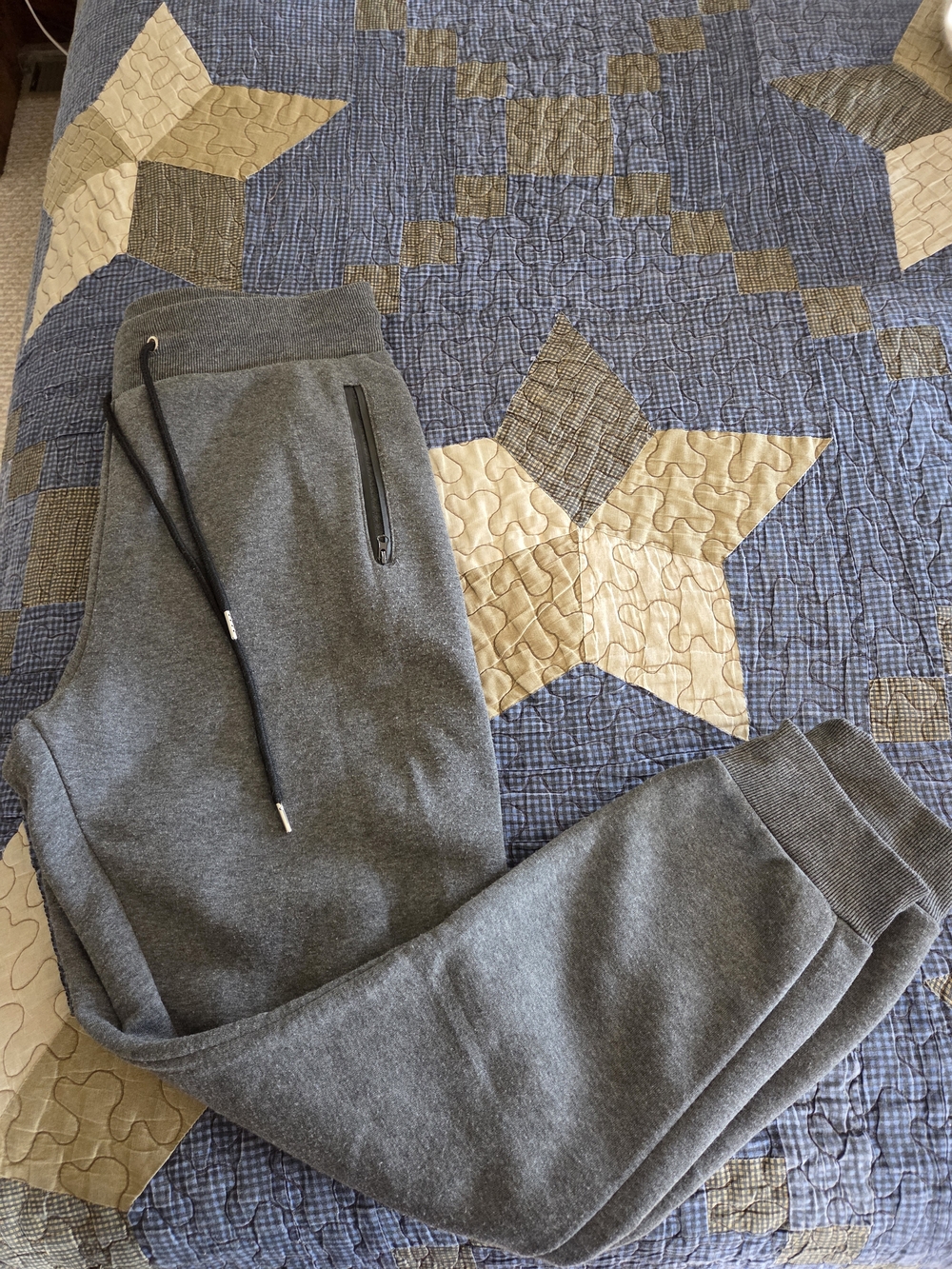 Men's Grey Sweatpants Joggers - Comfortable Everyday Wear